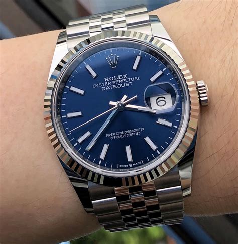 stainless steel rolex blue face date just|blue face rolex price.